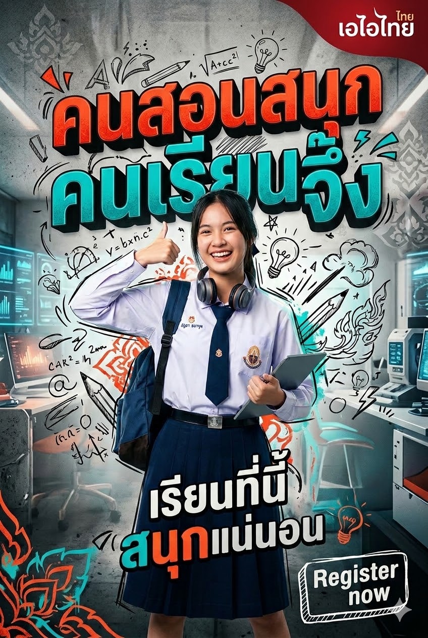 คนสอนสนุก คนเรียนจึ้ง! ต้องที่นี้