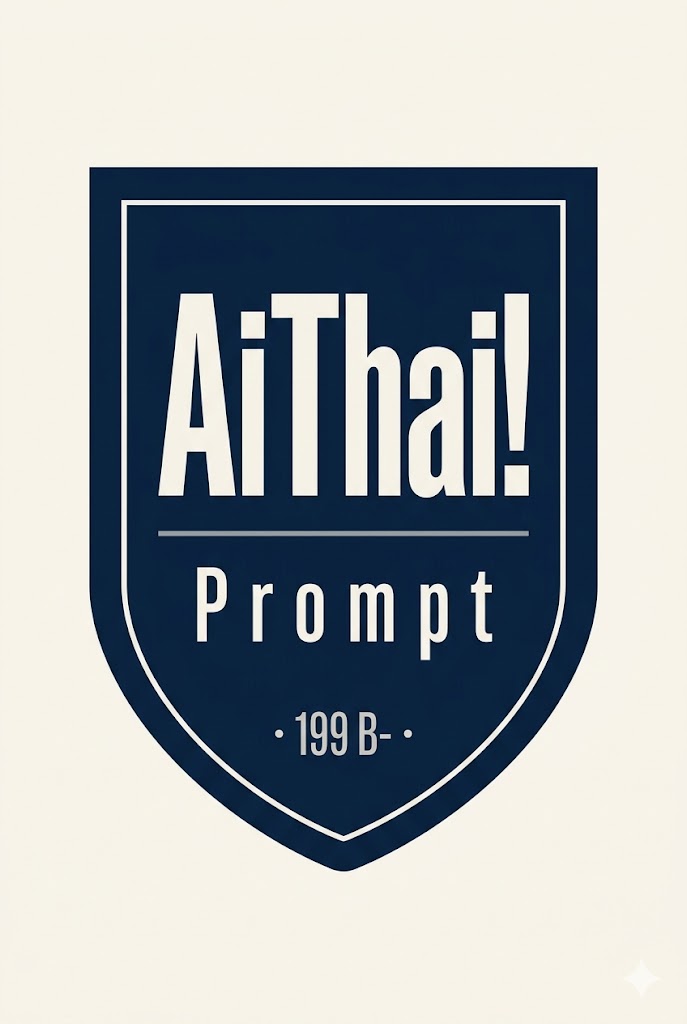 Logo Prompt แบบ โล่