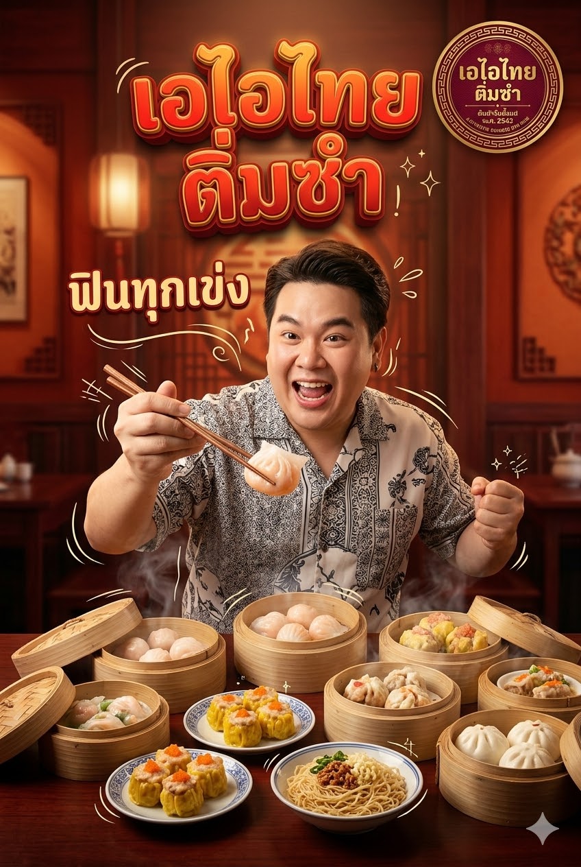 ติ่มซํา เอไอไทย อร่อยทุกเช่ง