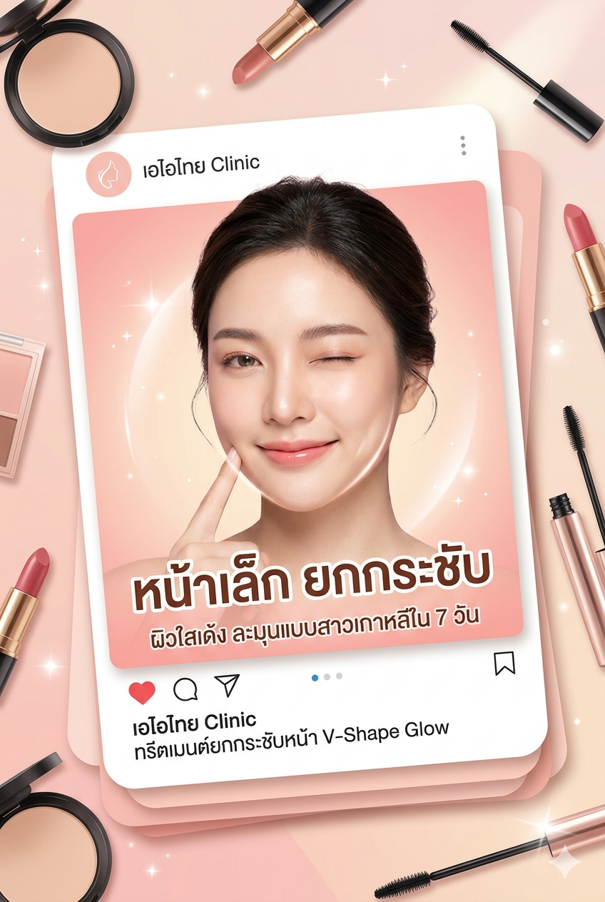 หน้าเล็ก ยกกระชับ เห็นผลจริง