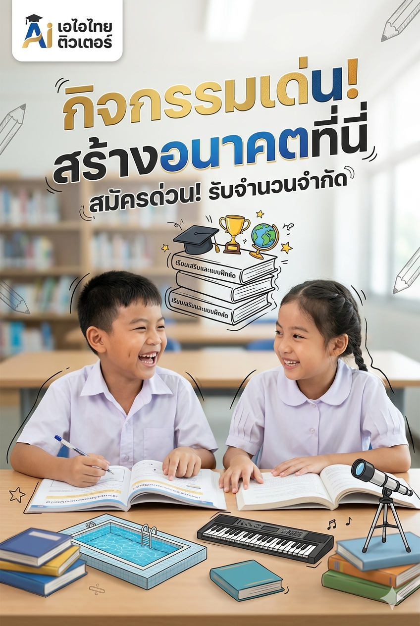 "กิจกรรมเด่น! สร้างอนาคตที่นี่"