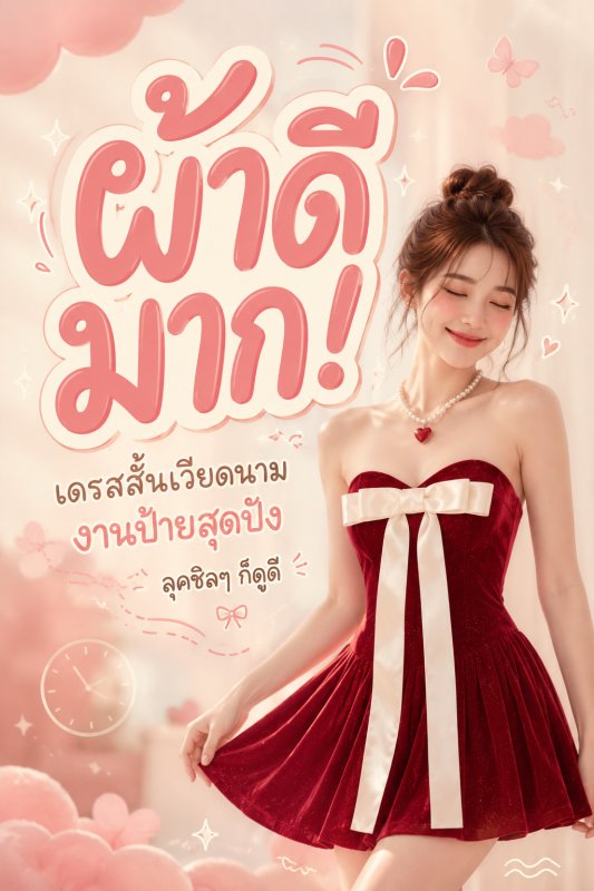 เดรสเวียดนามงานป้าย